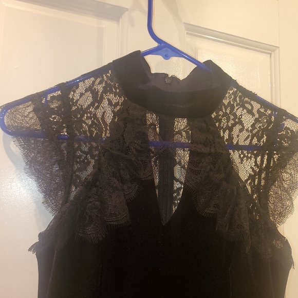 🌻HP🌻WH|BM Black Mock Neck Dress - Picture 4 of 7